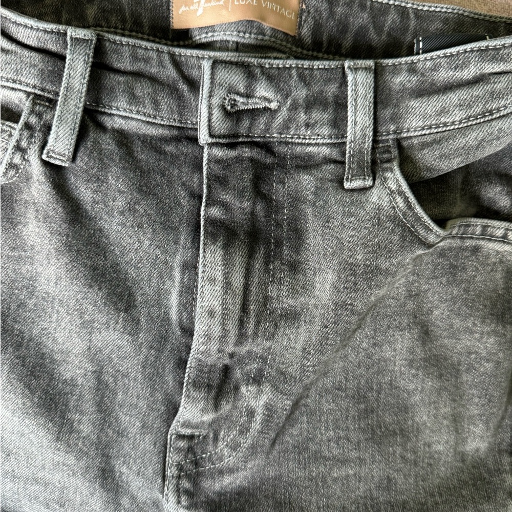 7 For All Mankind The High-Waist Slim Kick Flare Jeans Washed Black SIZE: 27 - Picture 7 of 9